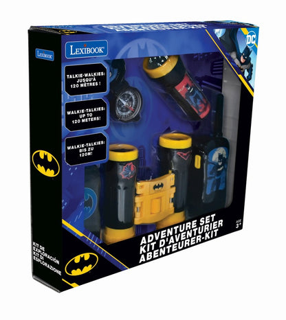 Lexibook Batman set vysílačky, dalekohled, baterka, kompas