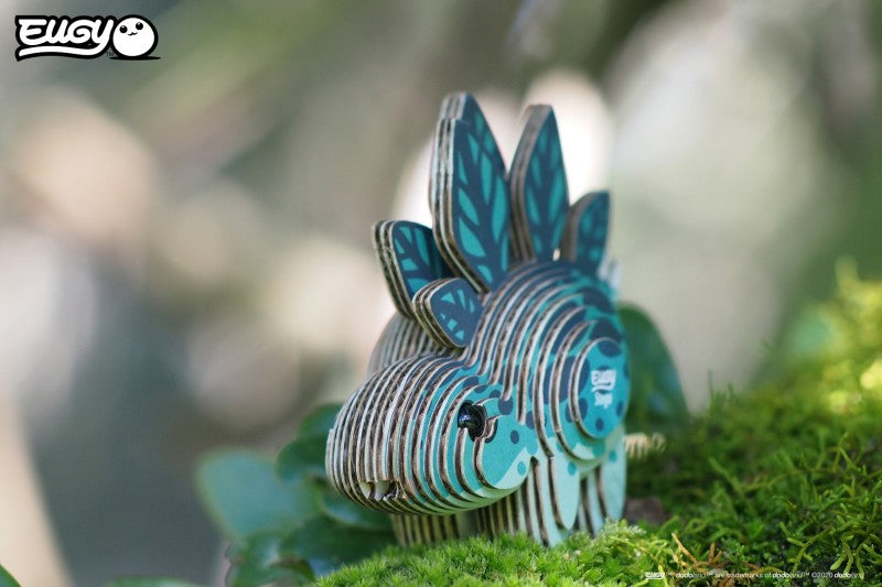 EUGY Stegosaurus 3D kartonová skládačka
