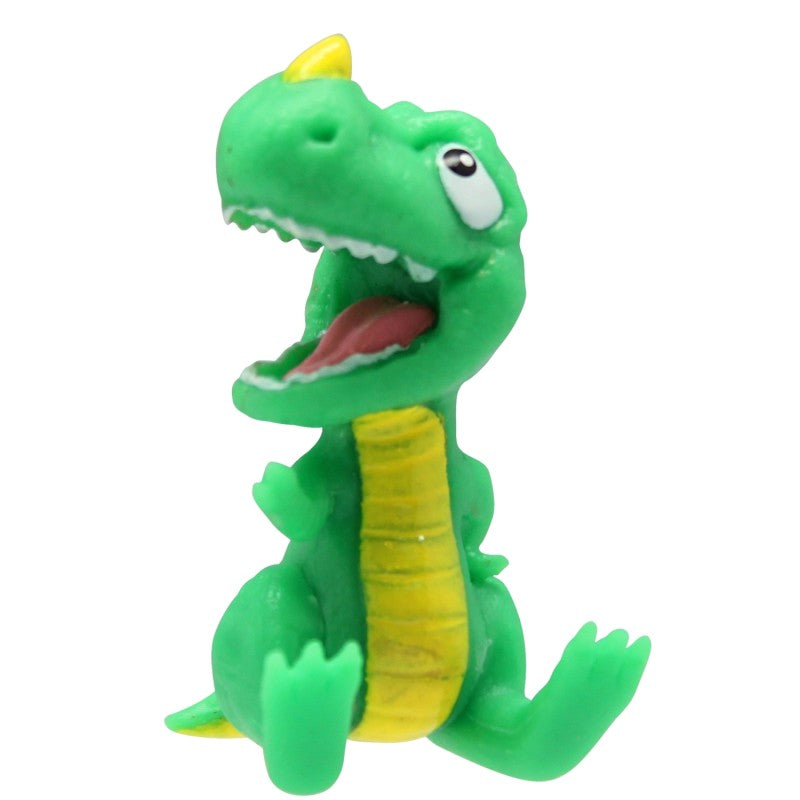 Slimy s dinosaurem zeleno - fialový sliz