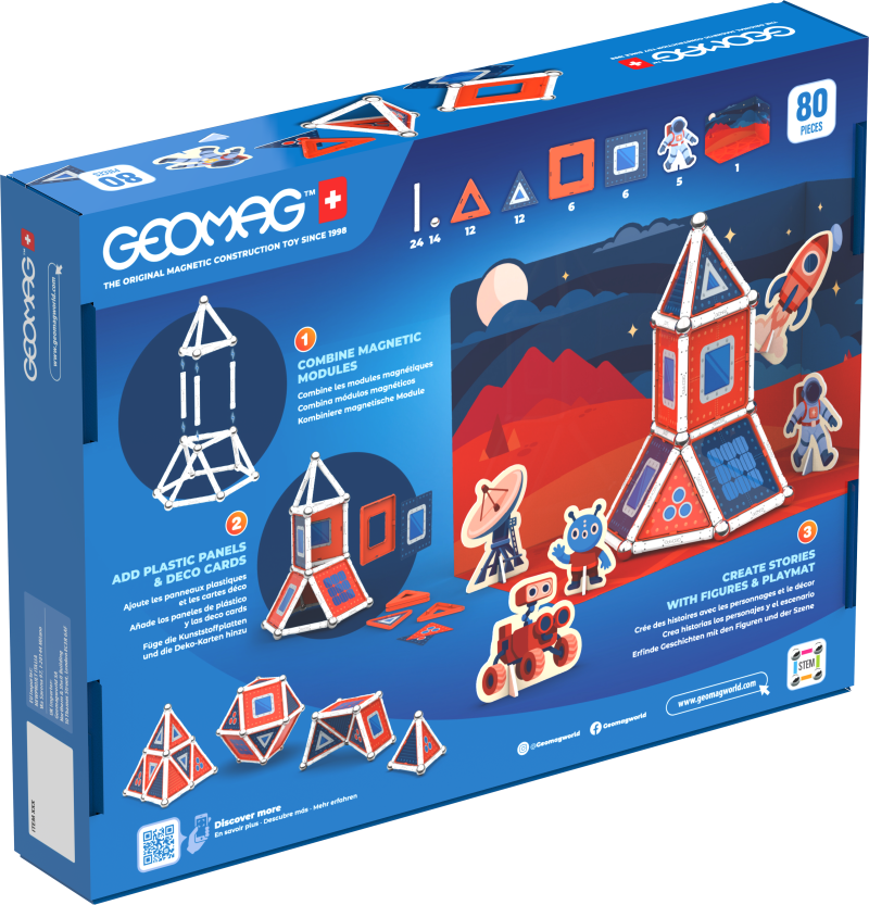 Geomag Stories Mars 80 dílků