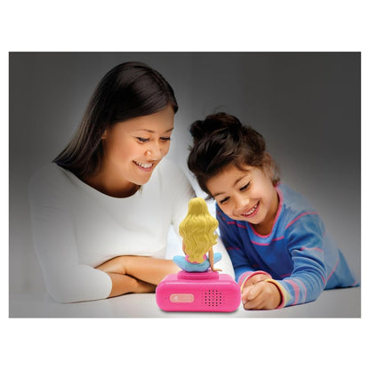 Lexibook budík Barbie se svítící figurkou
