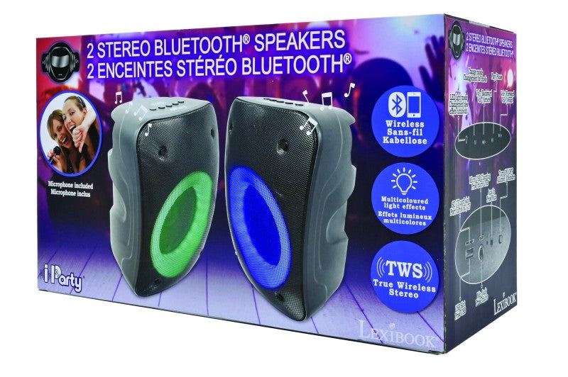 Lexibook iParty sada přenosných bluetooth reproduktorů s mikrofonem