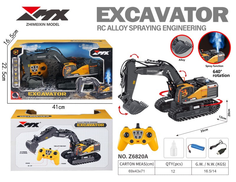 RC bagr se sprejem 1:18 2.4Ghz