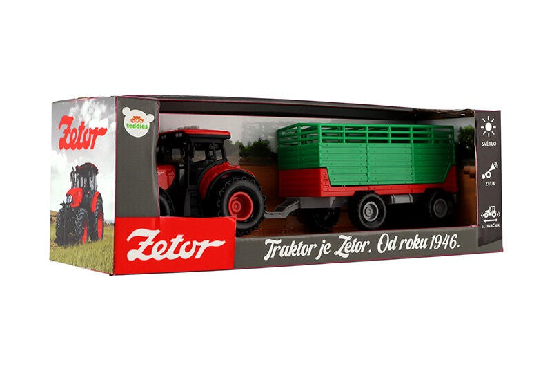 Traktor Zetor s vlekem plast 36 cm