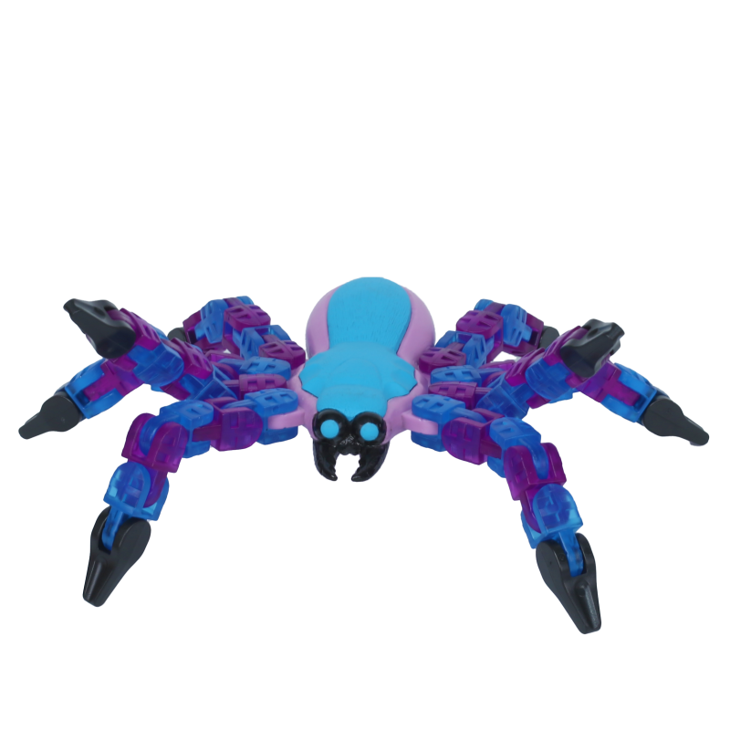 Klixx Creaturez Pavouk modro-fialový