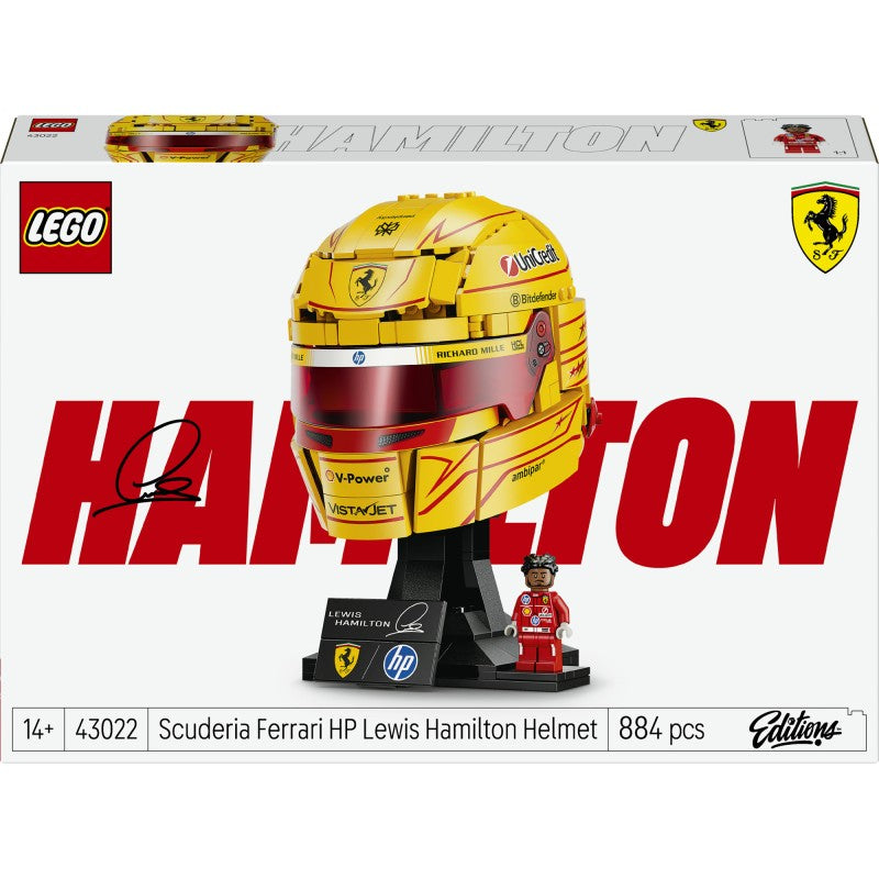 LEGO® Editions 43022 Helma Lewis Hamilton ze Scuderia Ferrari HP