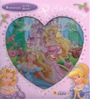 Princezny - skládačková knížka - srdce