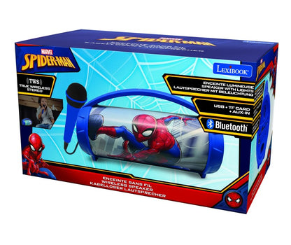 Lexibook bluetooth reproduktor Spiderman s mikrofonem svítící