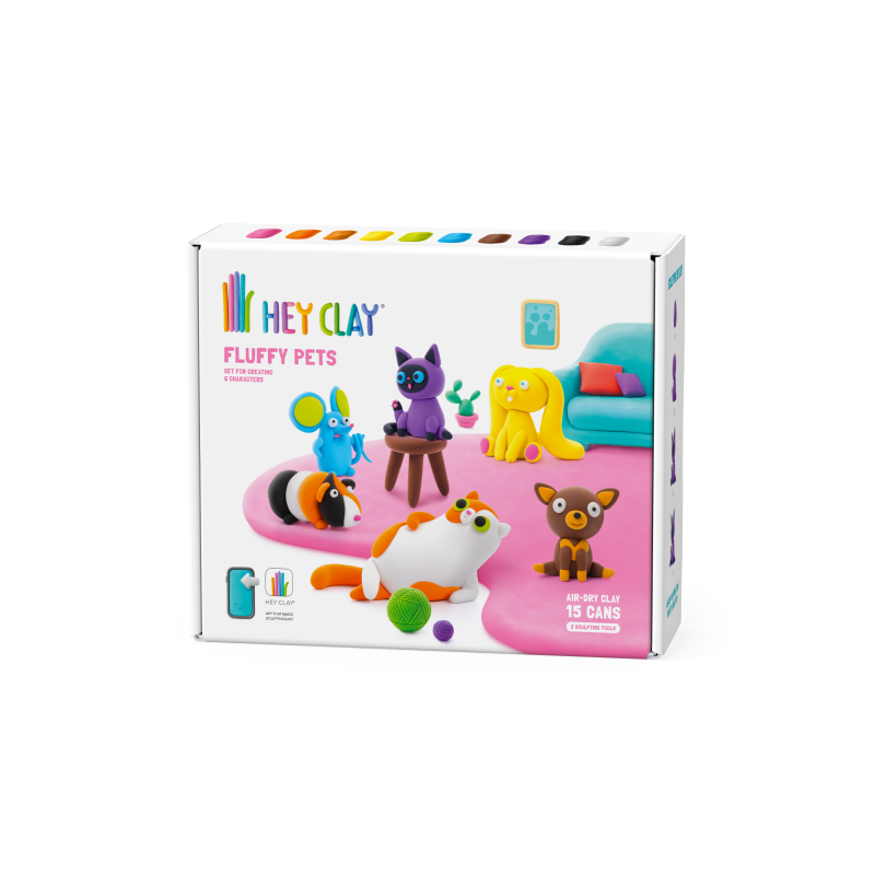 Modelovací hmota Hey Clay Roztomilí mazlíčci
