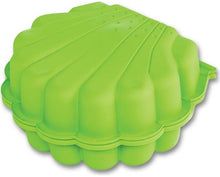 Pískoviště mušle s víkem zelené