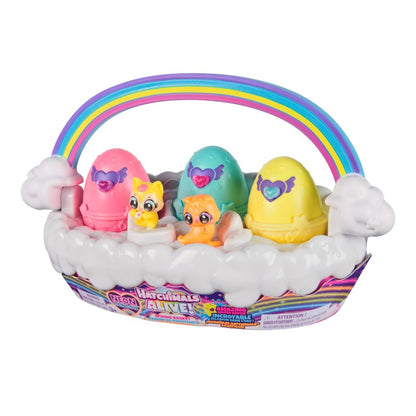 Hatchimals figurky s doplňky z duhového obláčku