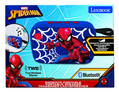 Lexibook reproduktor Spiderman s látkovým povrchem