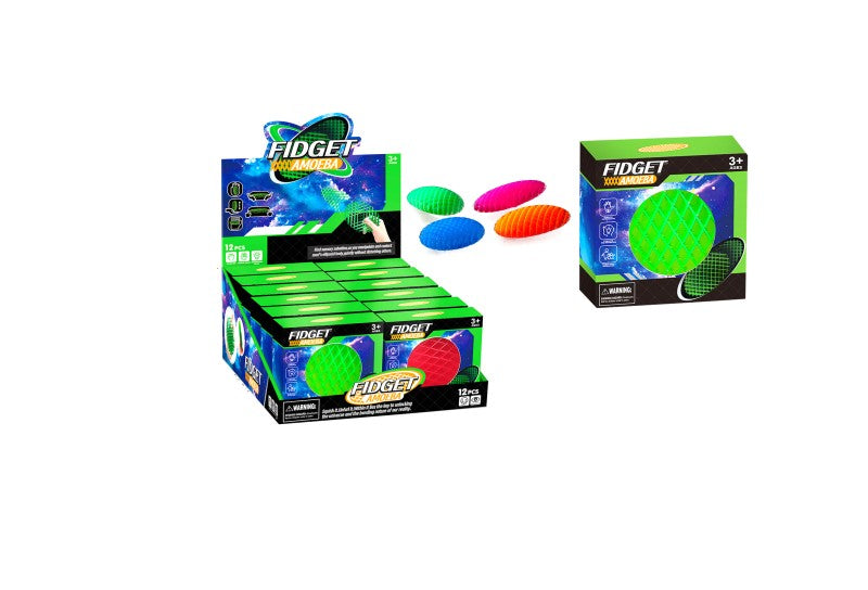 Žertovinka Fidget Amoeba modrý