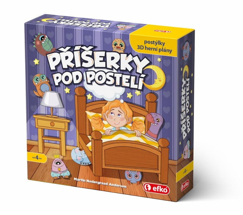 Příšerky pod postelí - dětská postřehová hra