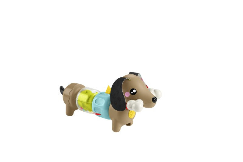 Fisher Price chrastící a klapající jezevčík