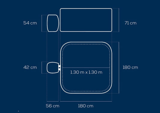 Vířivka Lay-Z-Spa 180cm x 180cm x 71cm Hawaii HydroJet Pro