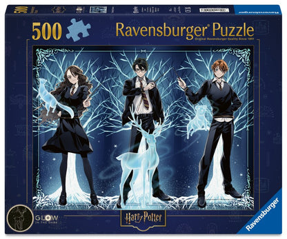Puzzle 2D Harry Potter: Svítící Patron 500 dílků
