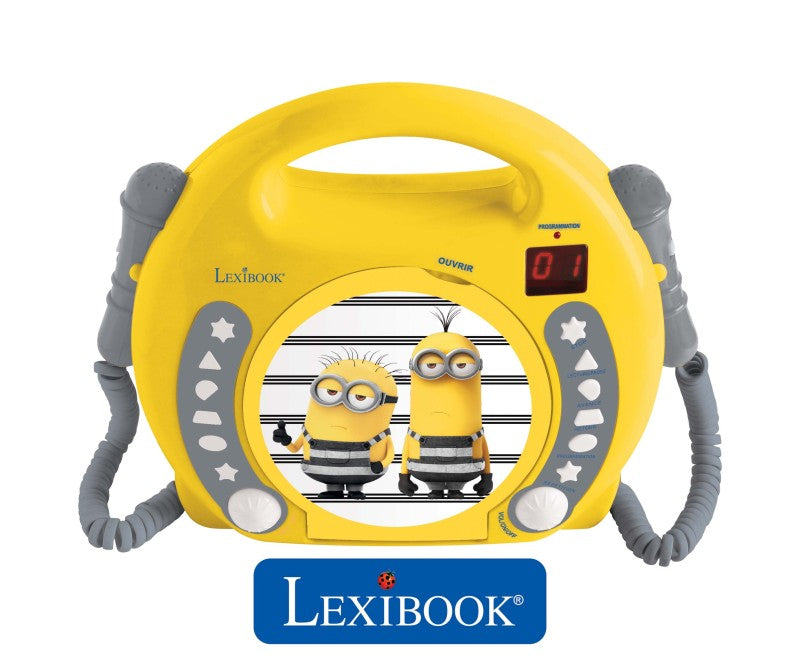 Lexibook CD přehrávač Mimoni se 2 mikrofony