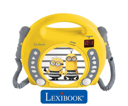 Lexibook CD přehrávač Mimoni se 2 mikrofony