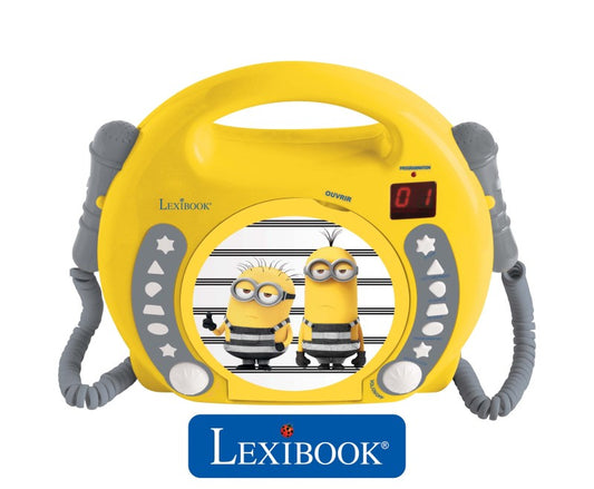 Lexibook CD přehrávač Mimoni se 2 mikrofony