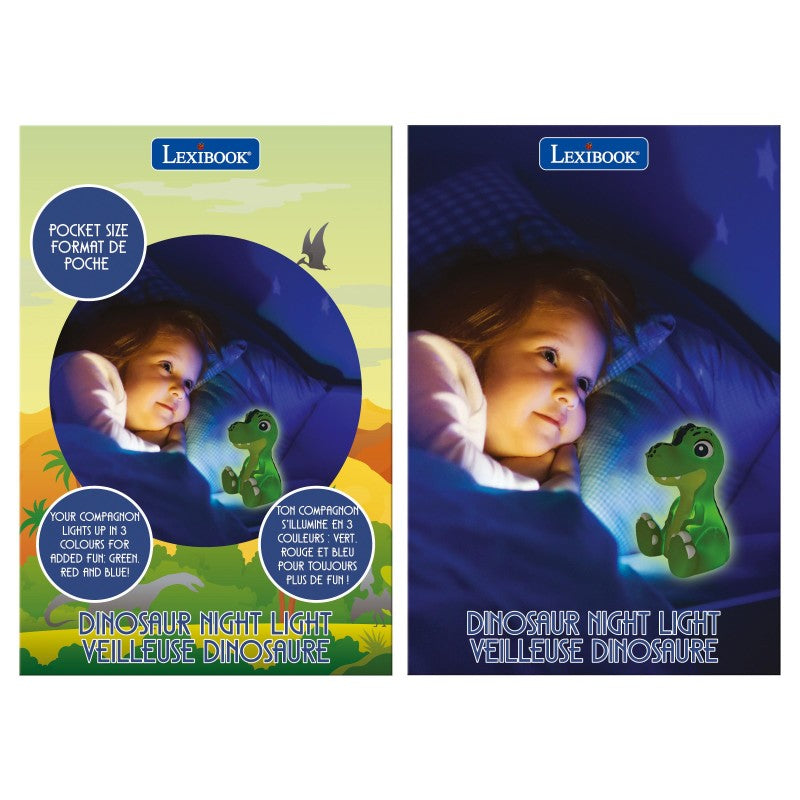 Lexibook kapesní lampička 3D Dinosaur