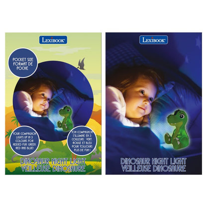 Lexibook kapesní lampička 3D Dinosaur