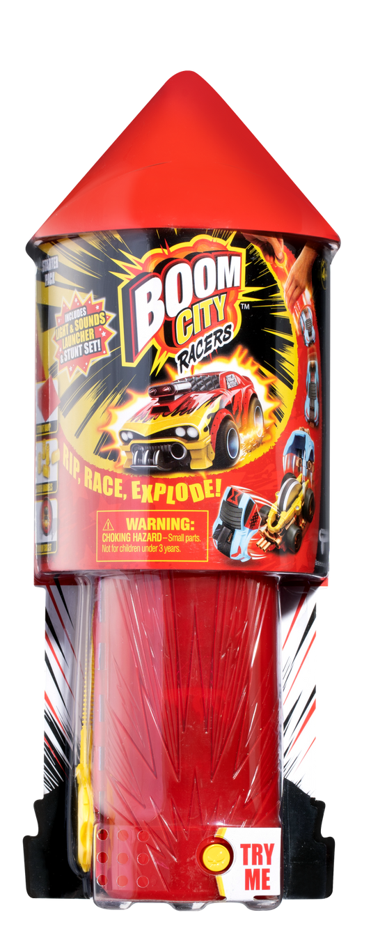 Autíčko Boom City Racers - startovní balení