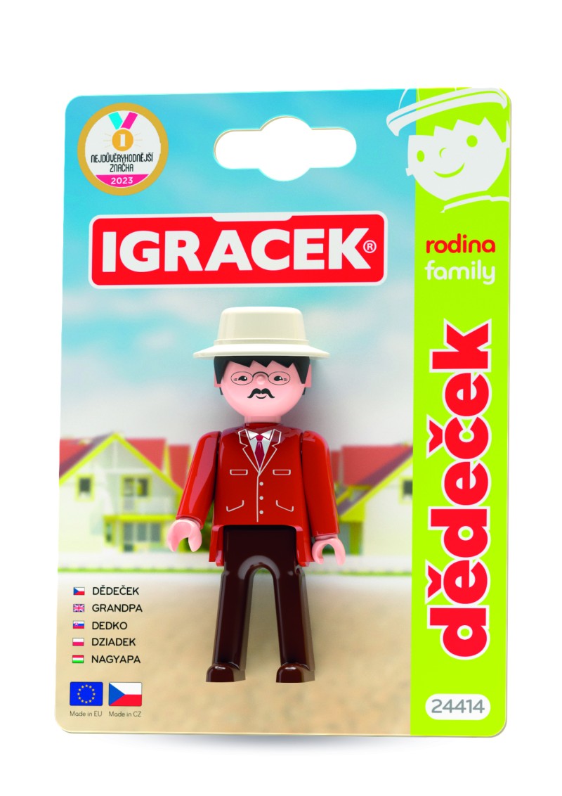 Igráček Rodina Dědeček - figurka