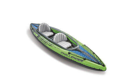 Kajak CHALLENGER K2 KAYAK  vč. Pádel Zelená
