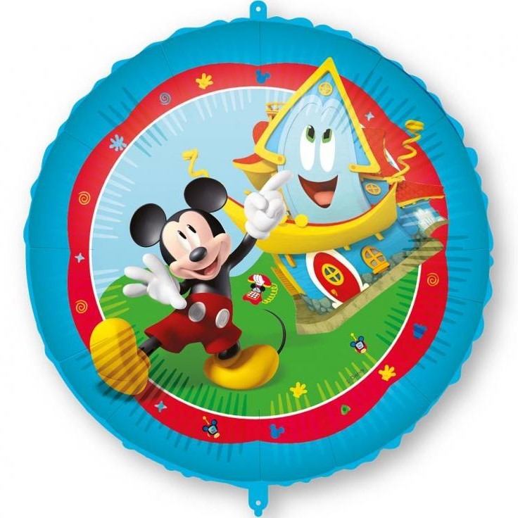 Balónek foliový Mickey Rock the house 46 cm