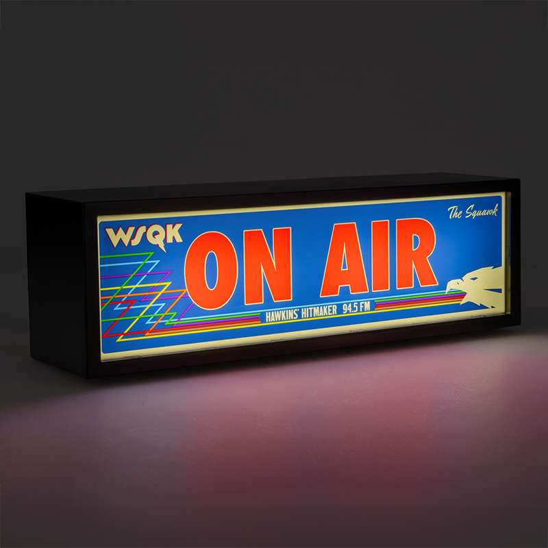 Stranger Things světlo WSQK On Air