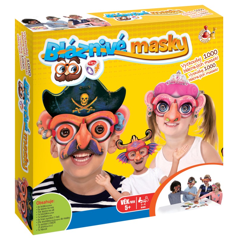 Společenská hra Bláznivé masky