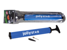 Ruční pumpička na míče JollyStar modrá