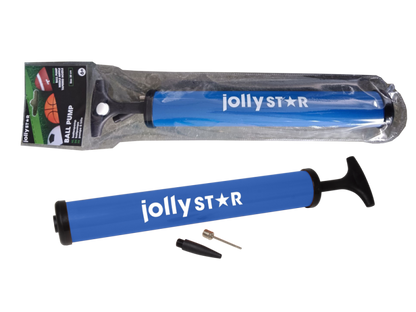 Ruční pumpička na míče JollyStar modrá