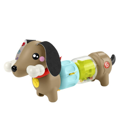 Fisher Price chrastící a klapající jezevčík