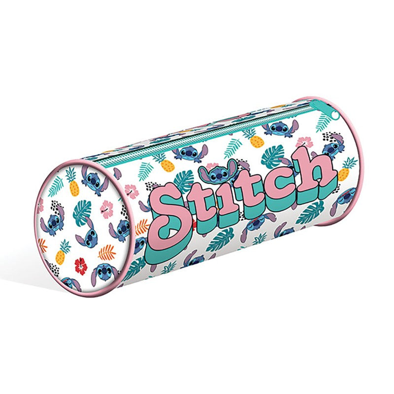 Lilo a Stitch penál kulatý bílý DPL6