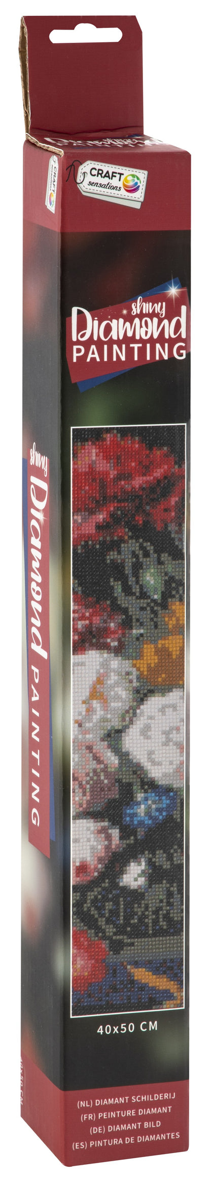 Diamantové malování květiny 40x50cm