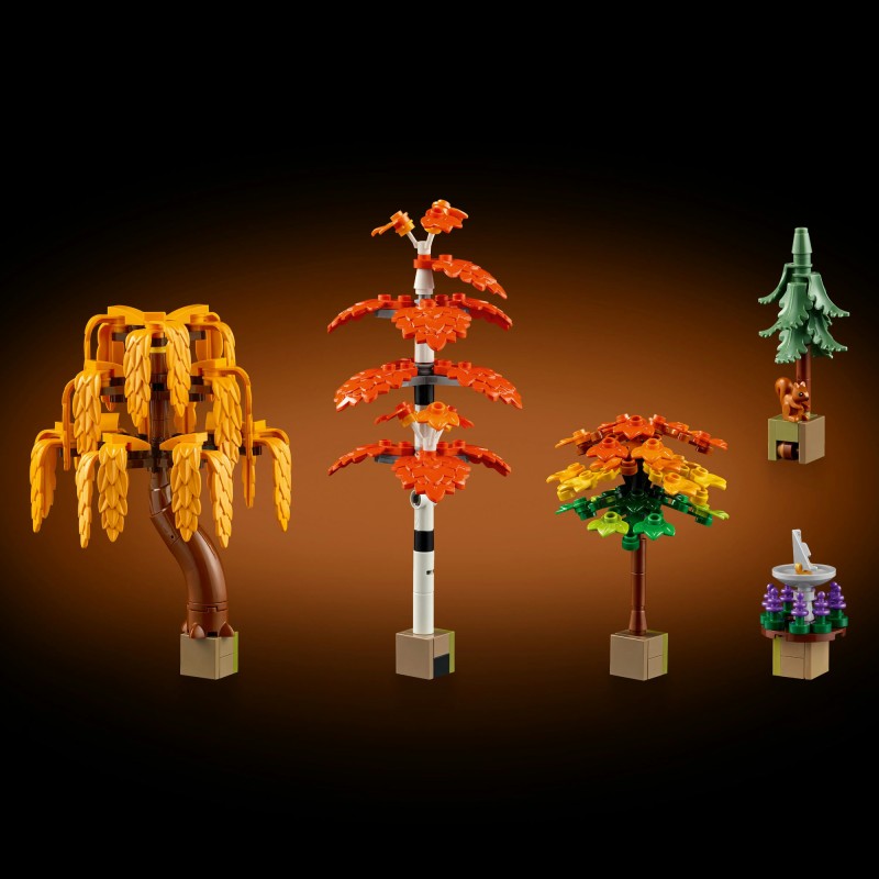 LEGO® Icons 11372 Chata a podzimní zahrada