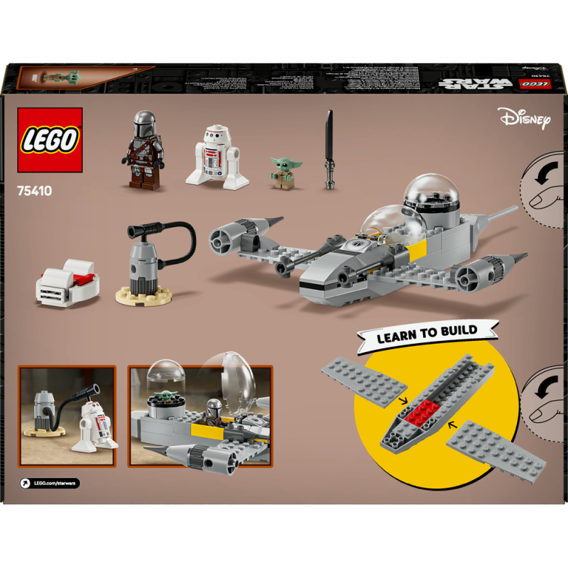 LEGO® Star Wars™ 75410 Mando, Grogu a stíhačka N-1 Starfighter™