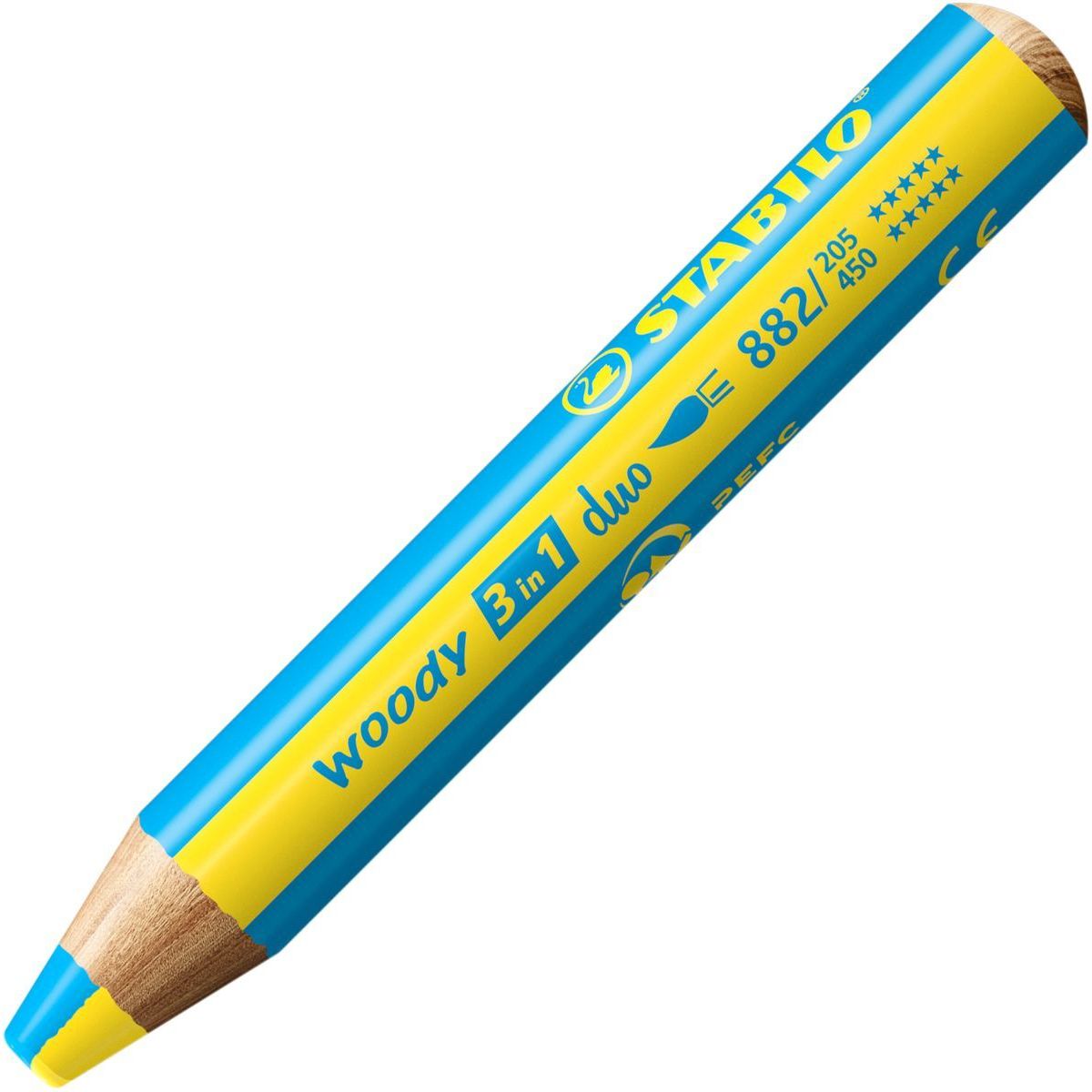 STABILO woody 3 in 1 duo 10 ks Sada v kartonovém obalu s oře