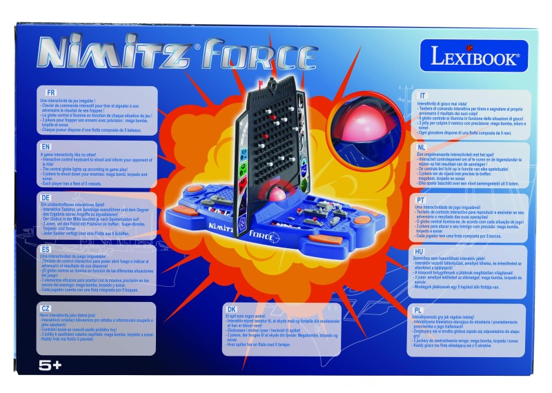 Lexibook Nimitz Force elektronická hra s námořními bitvami