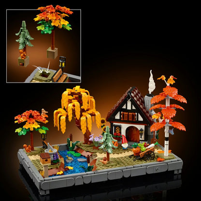 LEGO® Icons 11372 Chata a podzimní zahrada