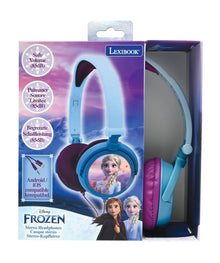 Lexibook skládací drátová sluchátka Frozen s limitem hlasitosti