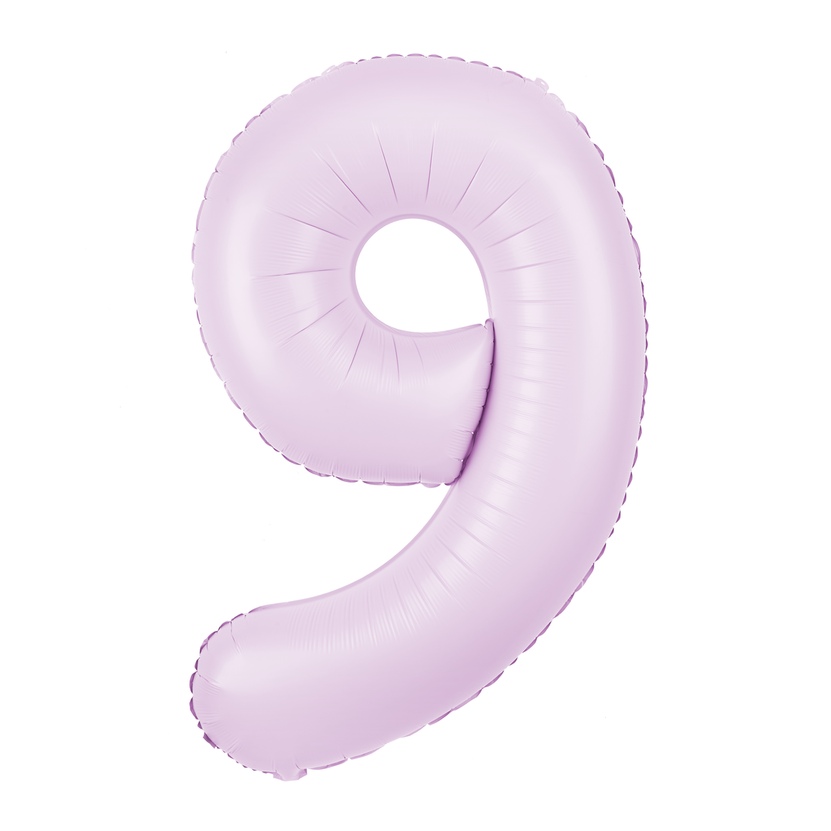 Foliový balón číslo 9 lilac matte 100 cm