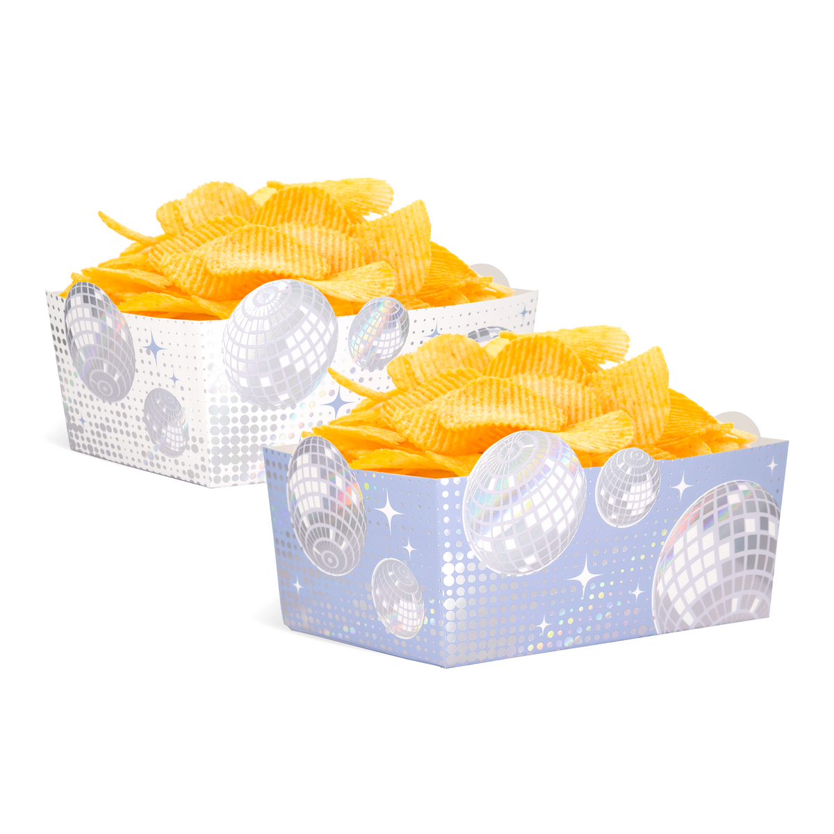 Silver Disco - Papírový box 15 x 10 cm 3 ks