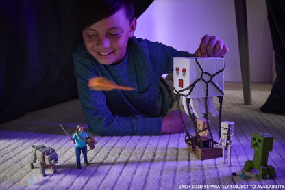 Minecraft velká figurka s ohnivou koulí