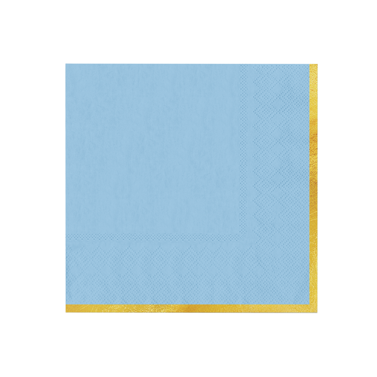 Classic Gold modré -  jednobarevné ubrousky 10ks 33 x 33 cm