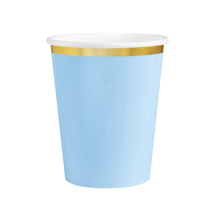 Zlato modré  - Kelímky papírové - 220 ml 6 ks
