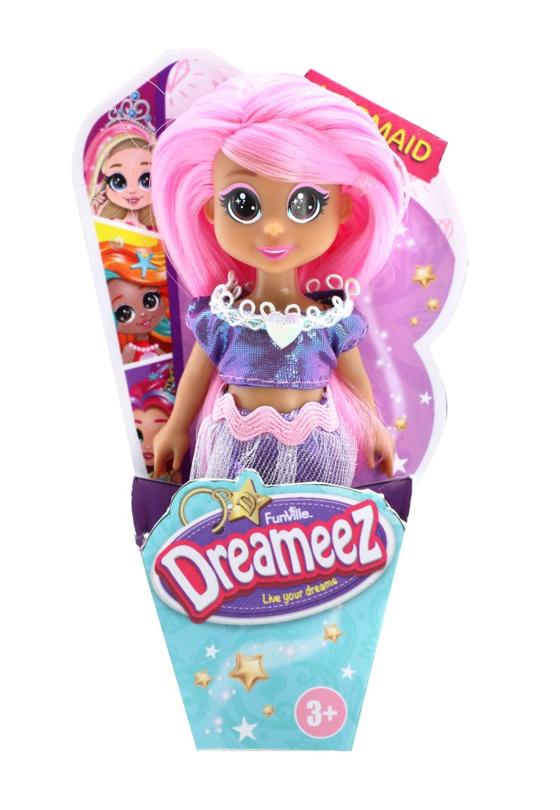 Dreameez mini mořská panna v kornoutku oranžové vlásky
