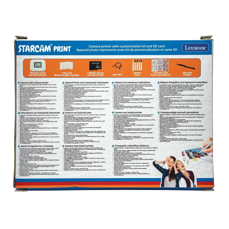 Lexibook dětský instantní fotoaparát StarCAM se sadou